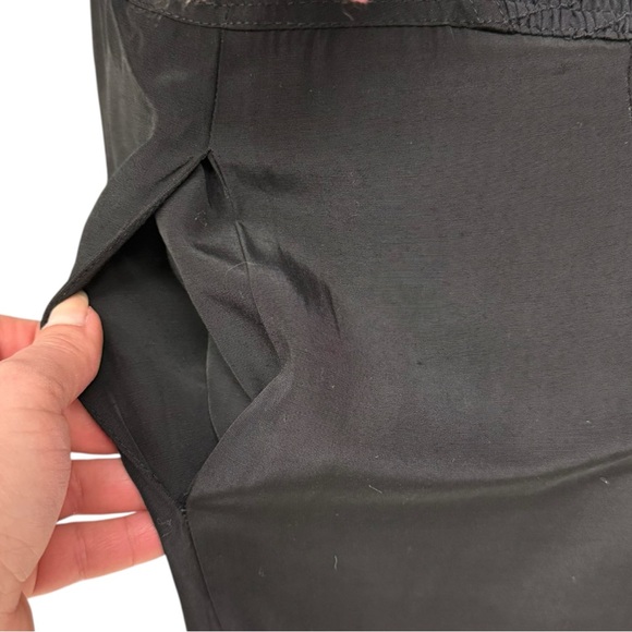 Vintage 80s Jumpsuit Black Pink Floral  Size 12 Foxy Lady Funky Unique Jumpsuit - Picture 9 of 12